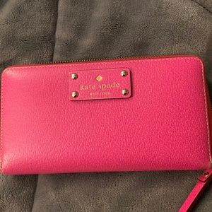 Hot Pink Kate Spade Wallet